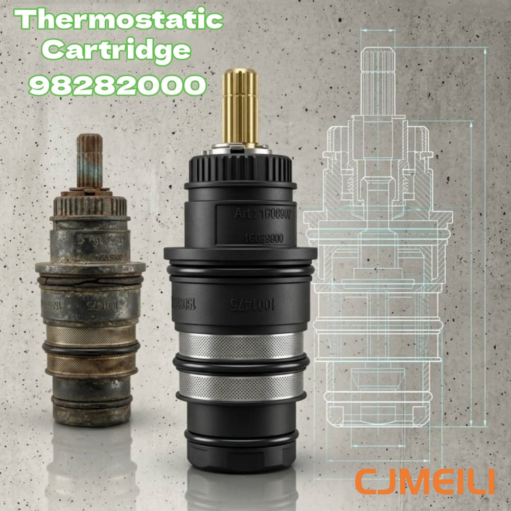 Shower Valve Cartridge - Vervangende spoel voor douchekraan, constant temperatuurpatroon,