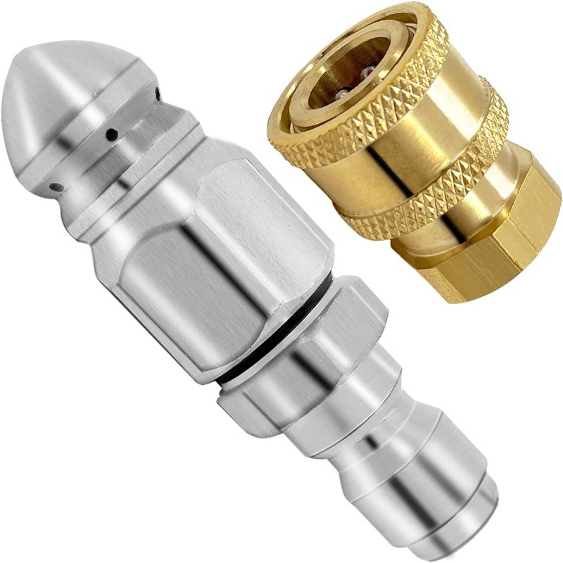 Drain Pipe Clip - Waterstraal hogedruksproeier mondstuk rioolreiniging 1/4