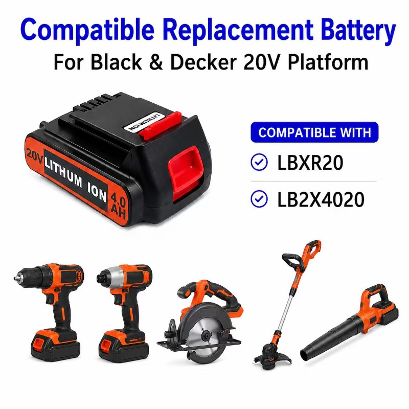 voor 3/4/6/8Ah Lange looptijd  - Black+Decker Tool 20V Max recensie en prijs