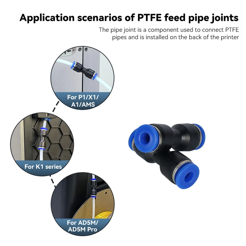 1/2/3pcs 3D Printer PTFE Pneum - Ptfe Tape Thread recensie en prijs