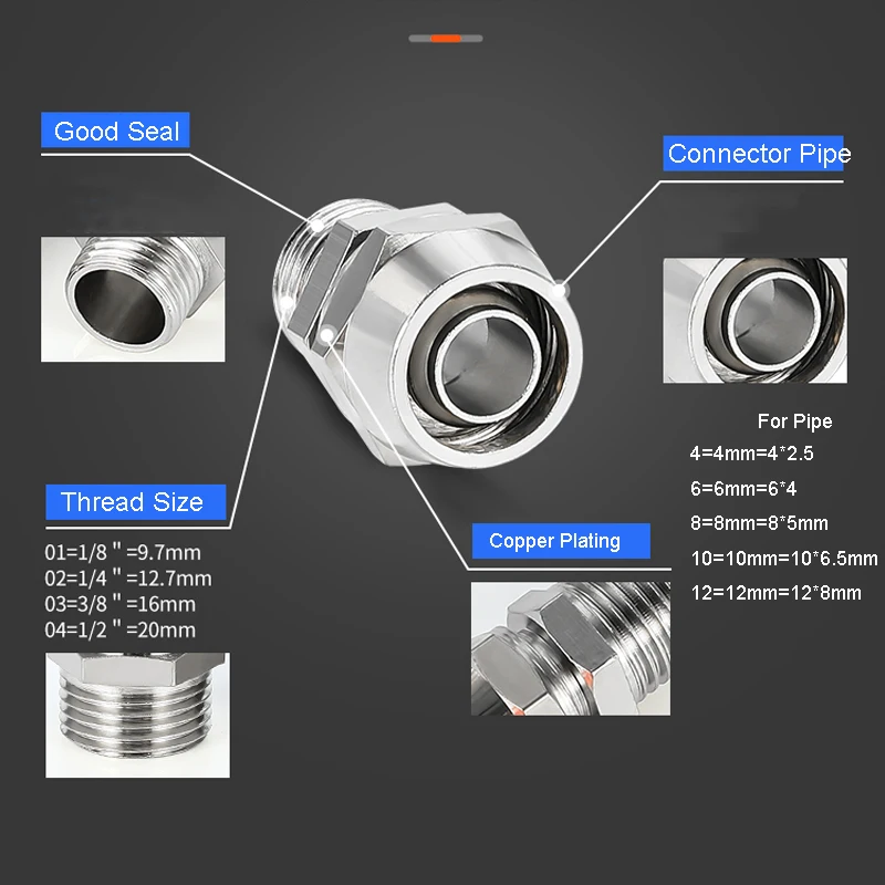 Koperen Pneumatische Fittingen - Compression Fitting Brass recensie en prijs