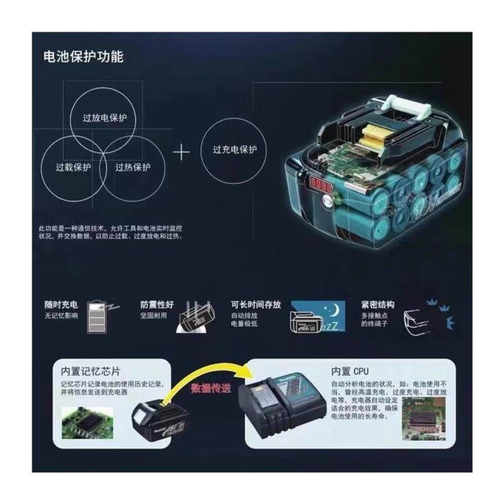 6000mAh Verbeterde Batterij vo - Makita Drill Dtw300 recensie en prijs