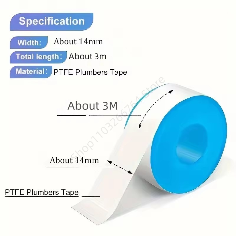 1/5/10 Stuks PTFE Waterleiding - Ptfe Tape Thread recensie en prijs