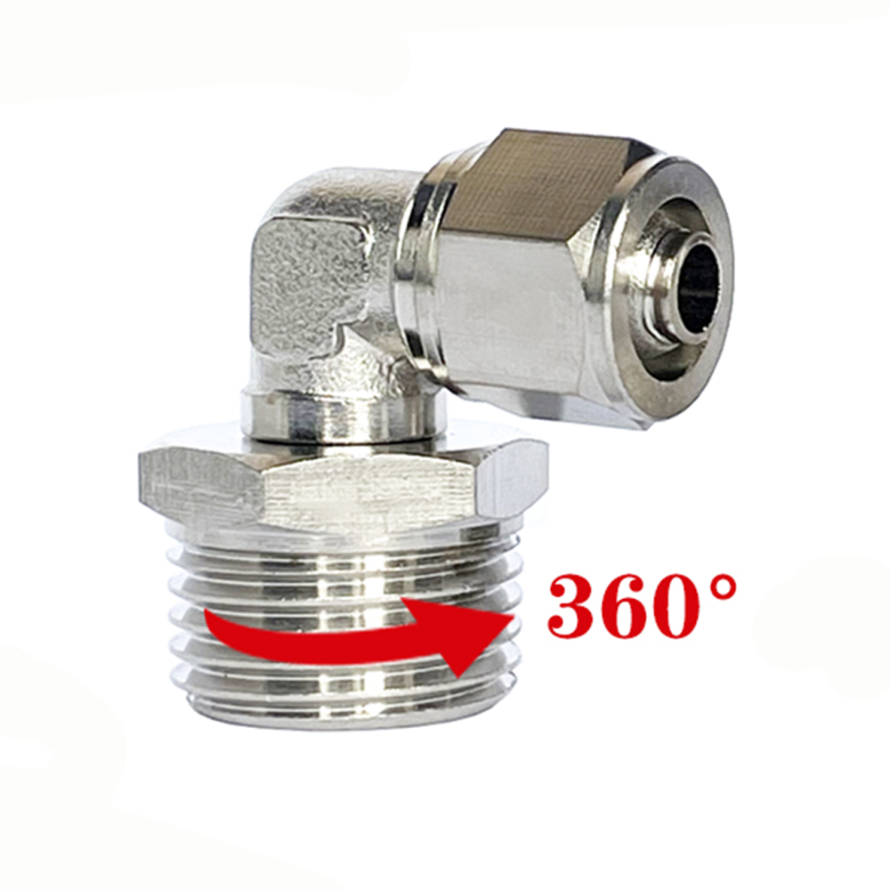 360 graden draaibare L-bocht b - Compression Fitting Brass recensie en prijs